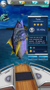 Большой тунец в игре Fishing