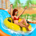 взломанный Uphill Rush Water Park Racing