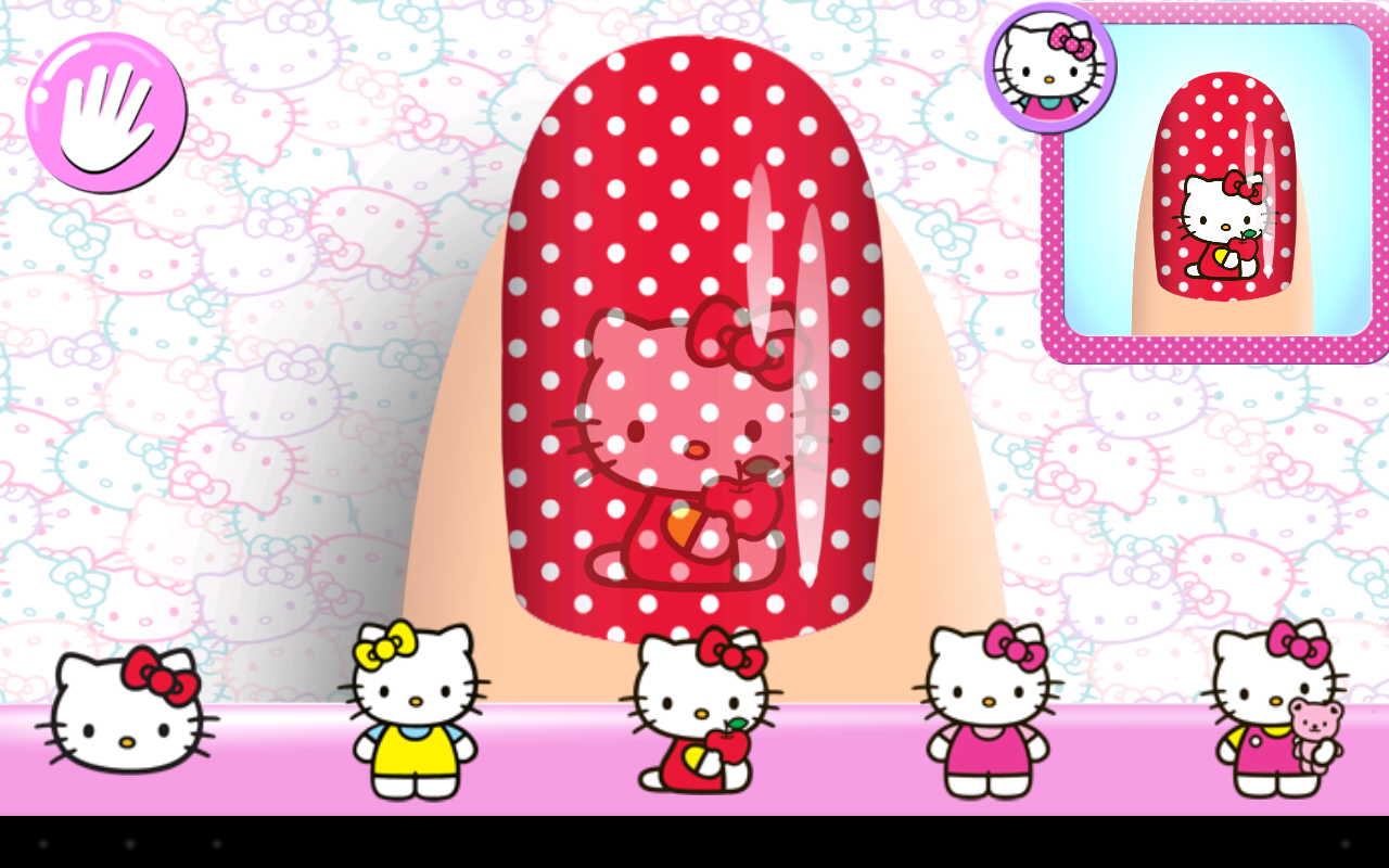 Маникюрный салон hello kitty. Игра Хелло Китти маникюрный. Салон Хеллоу Китти игра. Хелло Китти ногти игра. Nail Salon Хеллоу Китти.