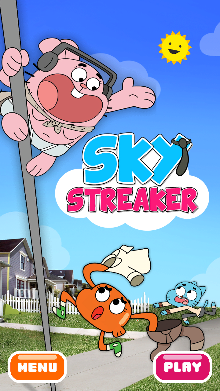 Скачать игру Sky Streaker — Gumball для Андроид - APKMEN