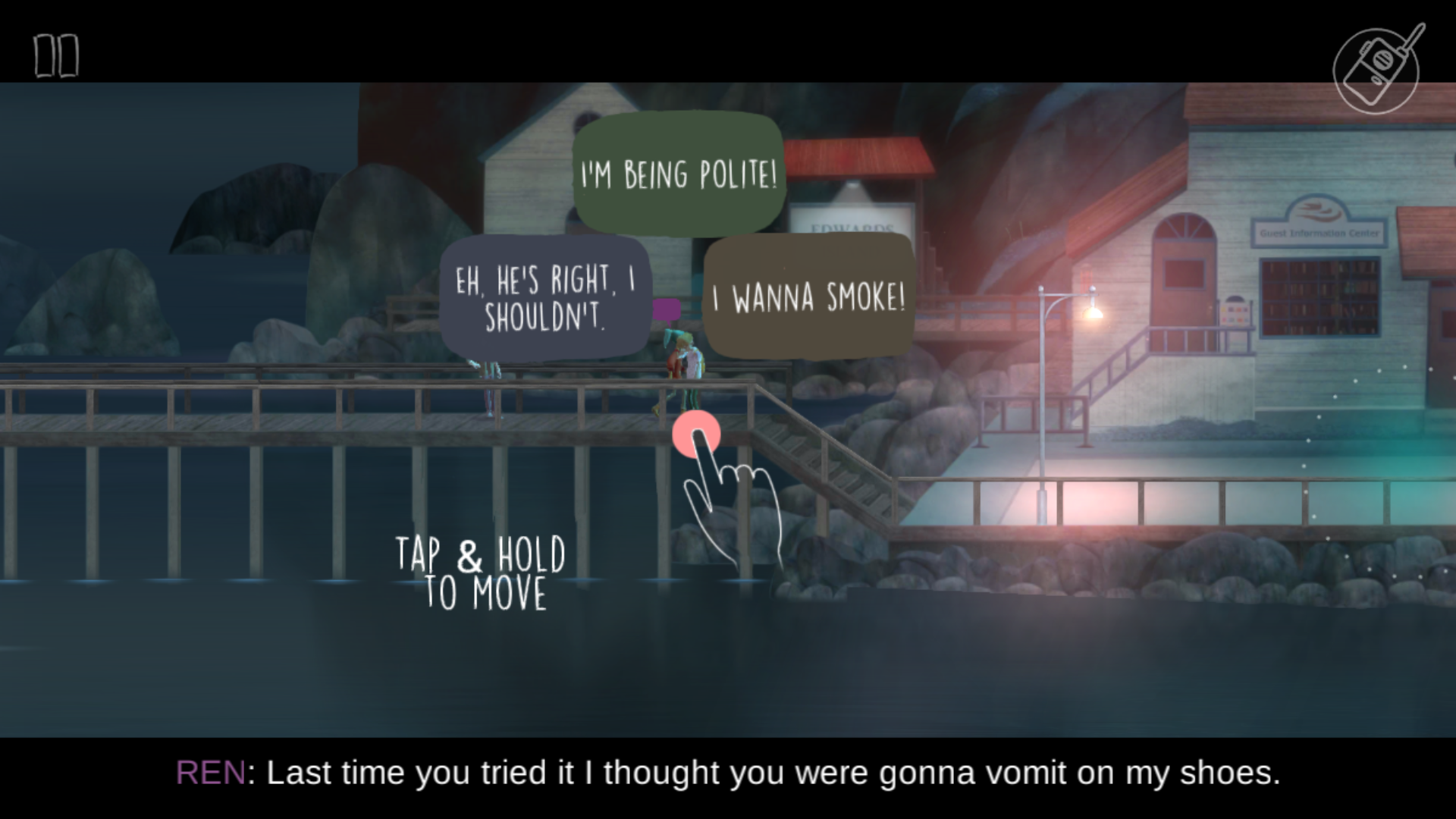 <b>OXENFREE</b> игра для андроид.