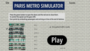 симулятор метро Парижа