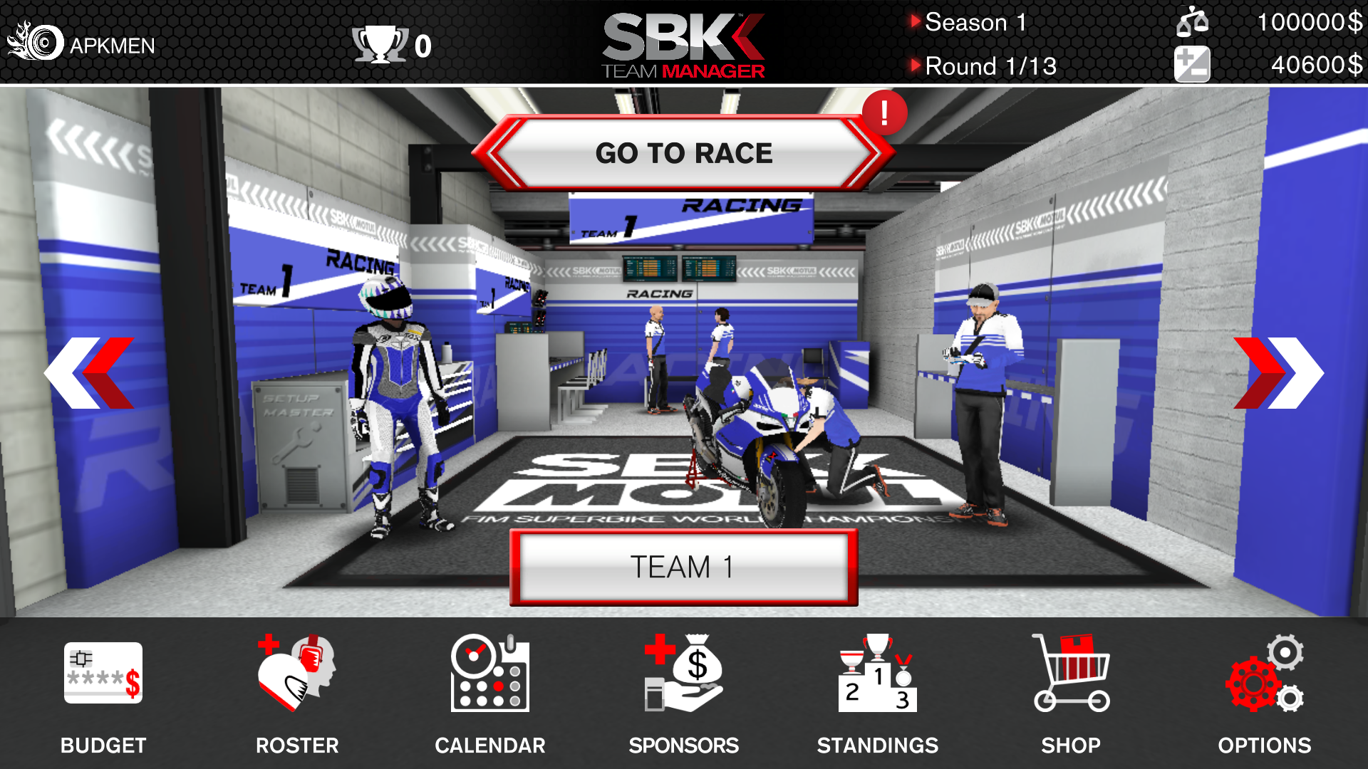 Скачать игру SBK Team Manager на Андроид - APKMEN