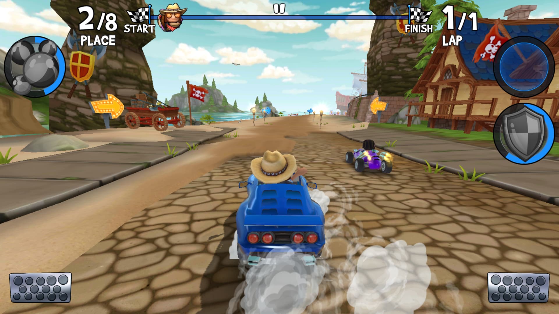 is beach buggy racing the app multiplayer