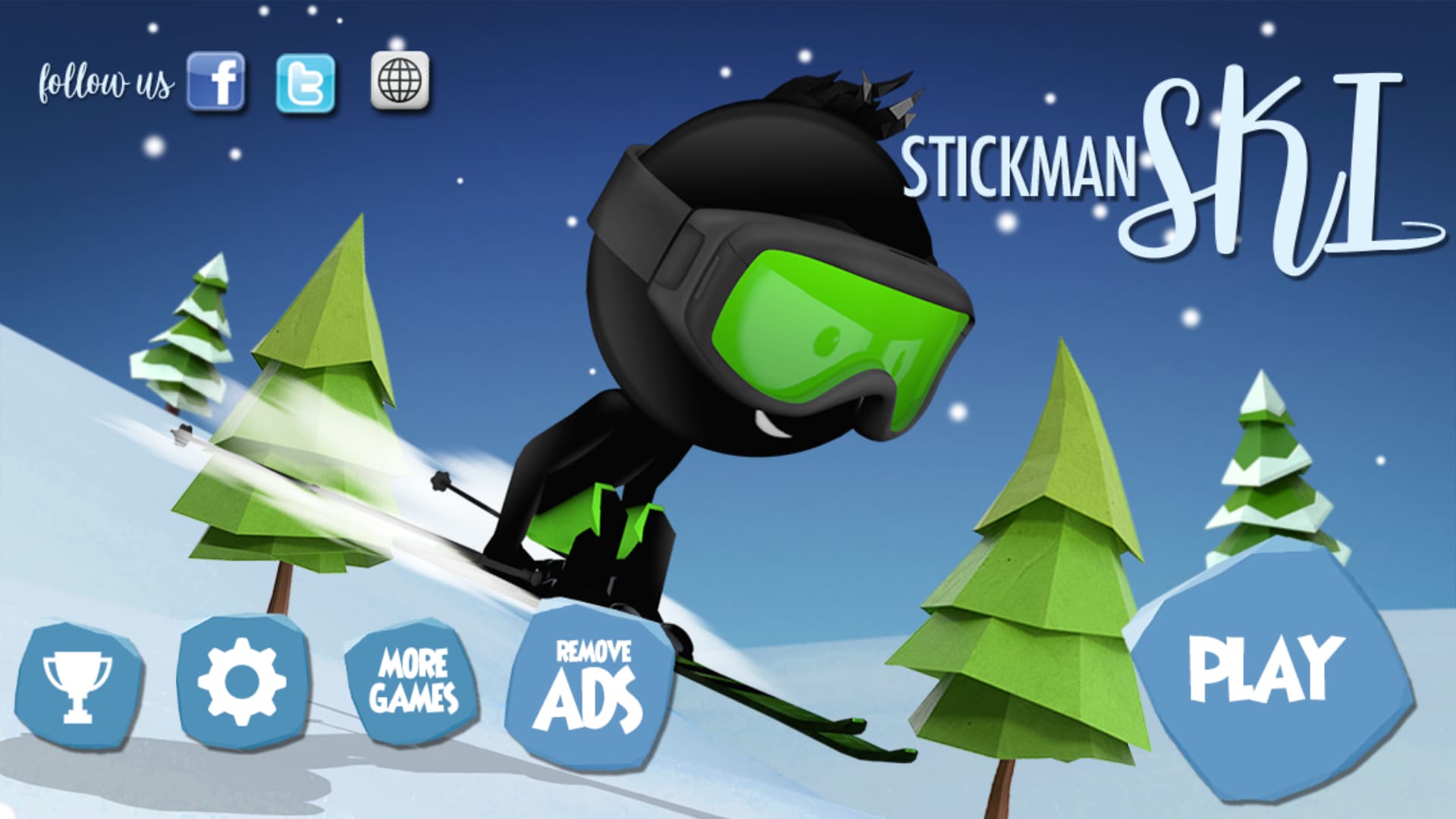 Ski на андроид. Ski Stickman. Stickman on Ski.