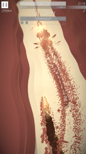Гонка с червями по каньону в игре Scorcher