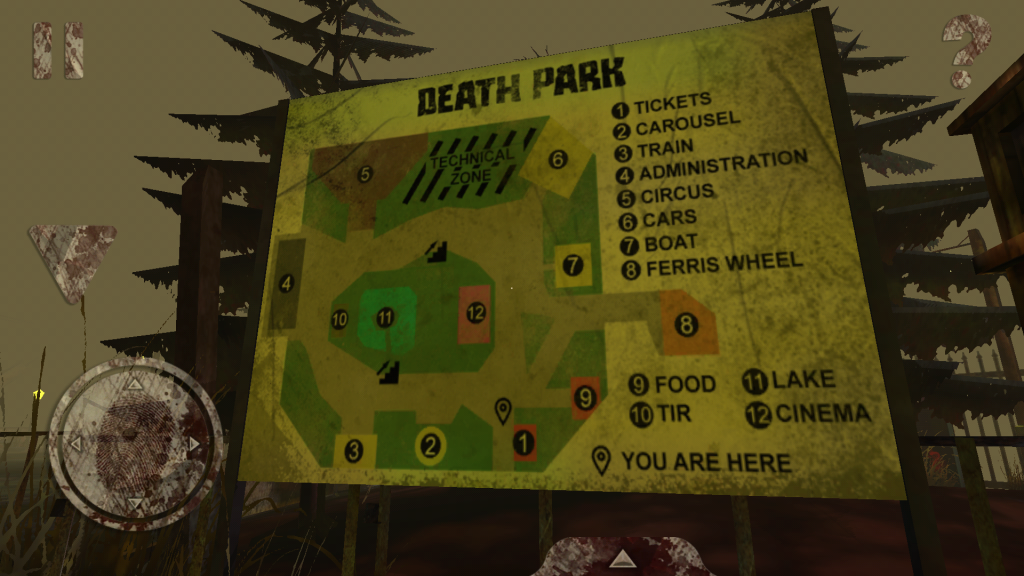 Death Park Хоррор Игра с Ужасным Клоуном на Андроид