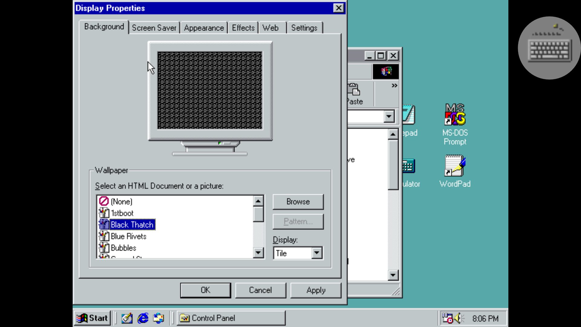 Win 98 simulator